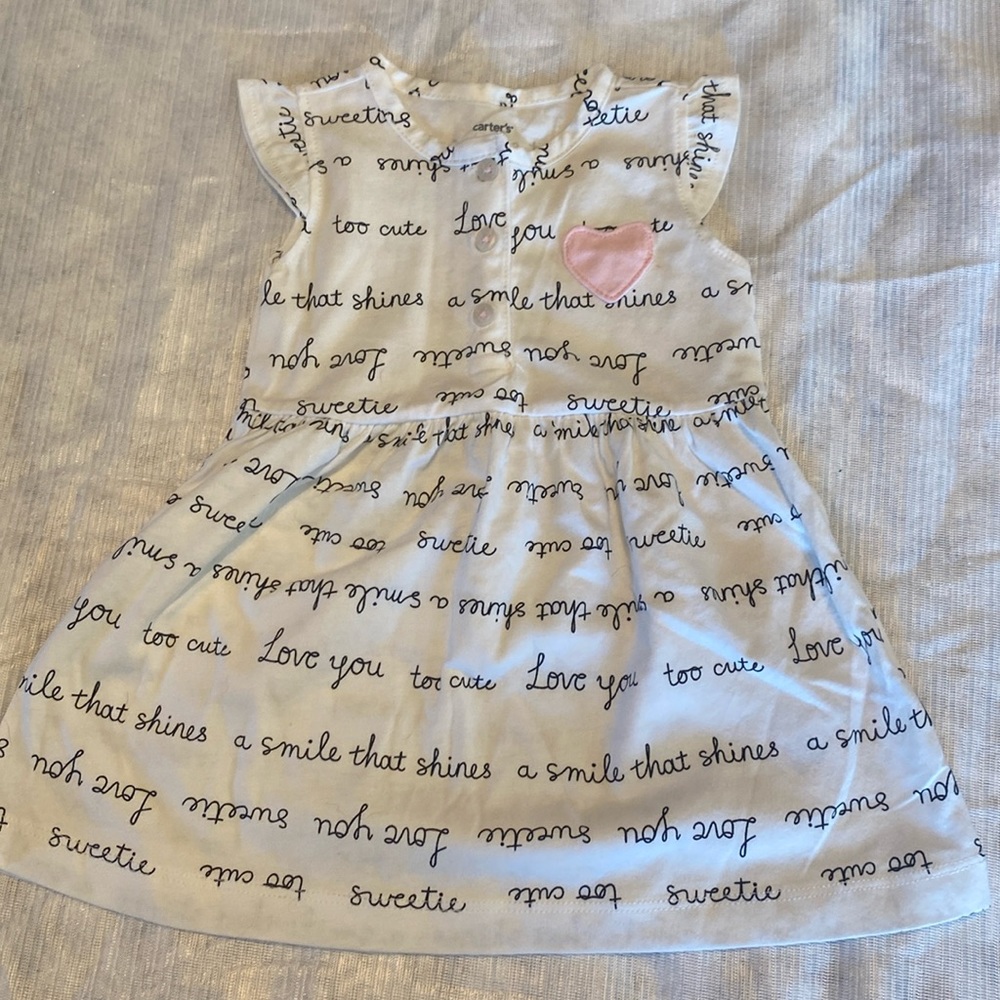 Carters NWOT 9 month dress